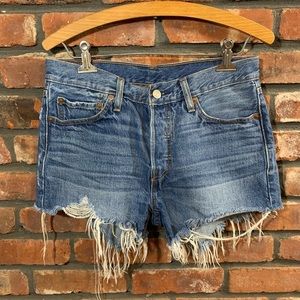 Levi's Blue Jean Shorts